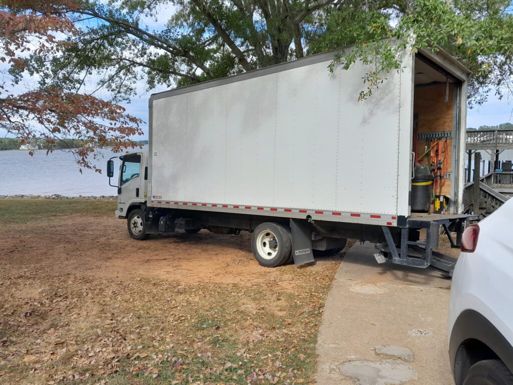 Junk Raider performing attic cleanout in Huntersville, NC